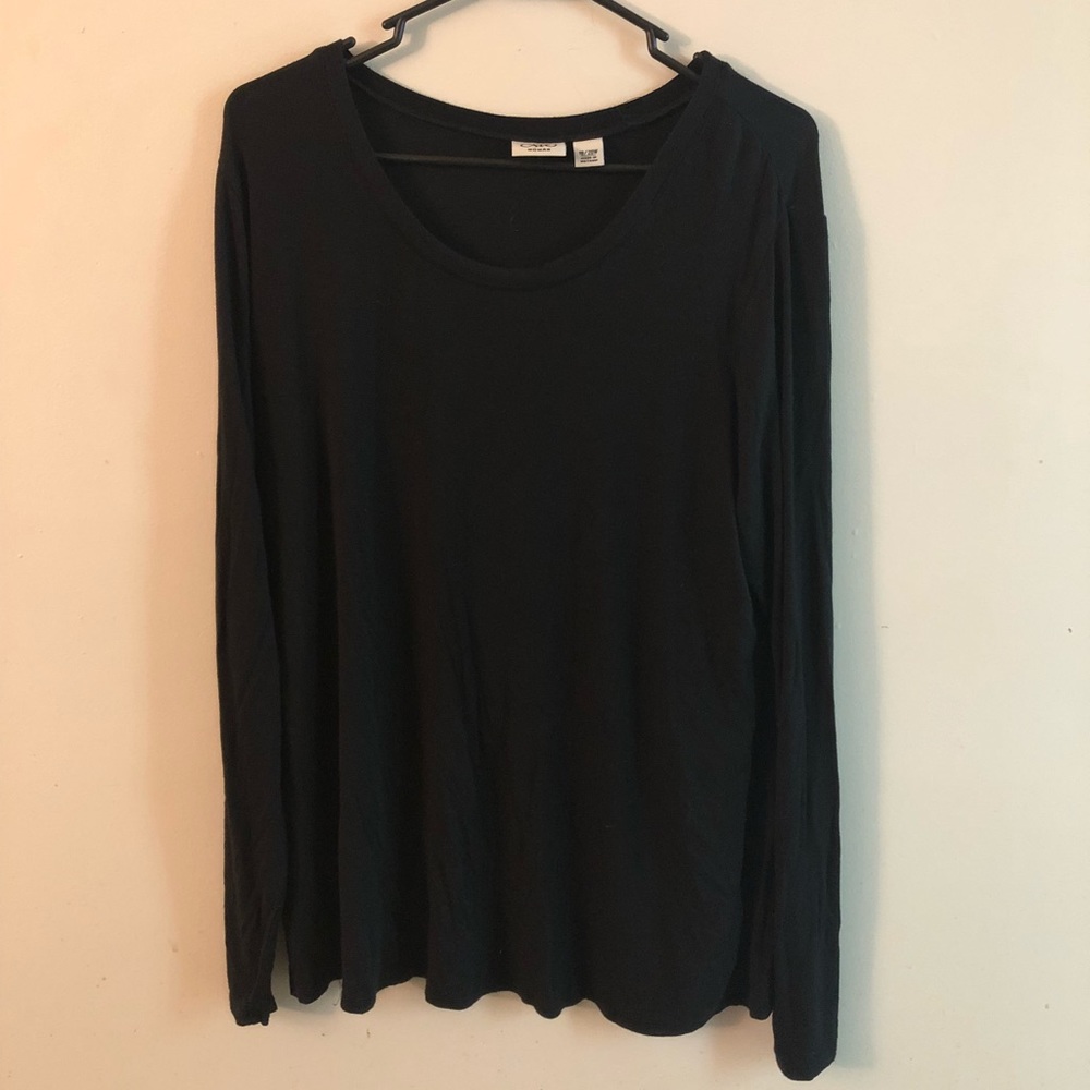 Women’s black Cato long sleeve shirt 18/20